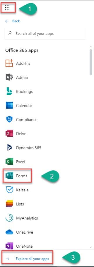 Microsoft Forms 